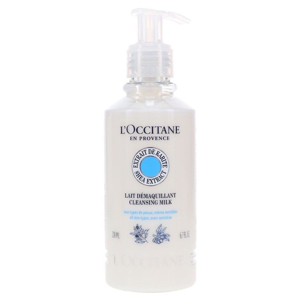 L'Occitane Shea Butter Cleansing Milk 200ml / 6.7OZ New